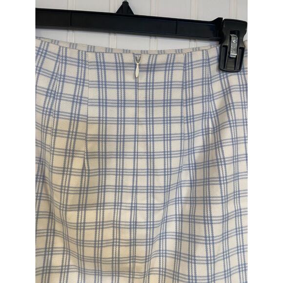 Brandy Melville Skirt Women's Small Blue & White Plaid Preppy, School Girl - Picture 6 of 7